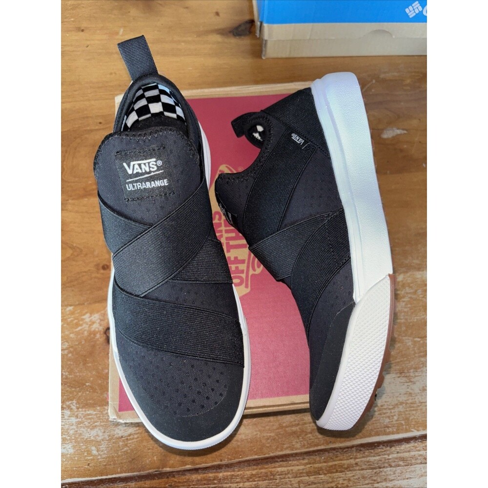 Vans Ultrarange Gore Black Slip On Shoes Men's Size 9 women's 10.5 42 EU New - Picture 2 of 8